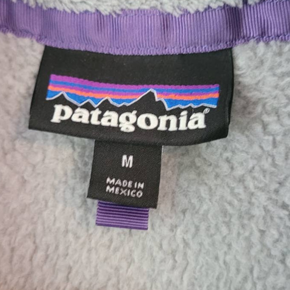 Patagonia Women's Synchilla T-Snap Fleece Pullover Gray Medium - Picture 4 of 5